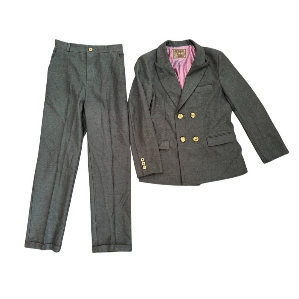 Luobo Bei Bei Girls Pant Suit with Blazer Jacket Size 9Y